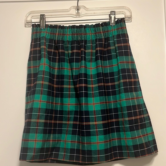 Plaid J Crew Mini Skirt - Picture 1 of 3